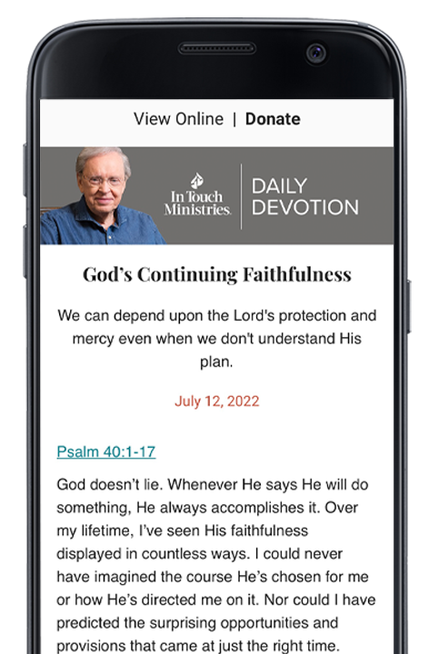 Daily Devotions Email Subscription